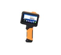 POAHNCU Imprimante Jet d'encre Portable, Imprimante Multilingue De 12,7 Mm, Code QR, Code-Barres, Numéro Lot, Identification, Date, Étiquette, Codeur À Jet d'encre Thermique Portable,pour l'étiquette