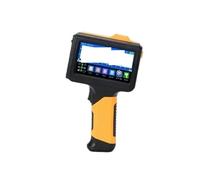 POAHNCU Imprimante Jet d'encre Portable, Imprimante Portable 12,7 Mm, À Jet d'encre Thermique, Machine De Marquage Codes-Barres QR,pour l'étiquette