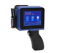 POAHNCU Imprimante Jet d'encre Portable, Mini Imprimante Portative De Codes-Barres À Jet d'encre, Presse Chaud, 12 Pouces, 7mm, Date Lot, Codage D'expiration du Numéro,pour l'étiquette