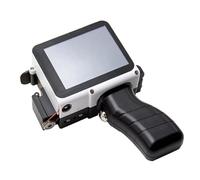 POAHNCU Imprimante Jet d'encre Portable, Presse À Chaud 12 '7mm, Mini Imprimante Jet d'encre Portable, Buse QR, Date De Lot, Numéro D'expiration, Codage,pour l'étiquette