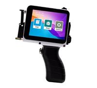 POAHNCU Imprimante Jet d'encre Portable, Presse À Chaud Machine D'encodage Mini Imprimante Jet d'encre Portable pour Étiquettes Date Numéro De Lot Motif Caractère Encre Universelle,pour l'étiquette