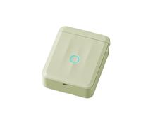 POAHNCU Mini-imprimante D'étiquettes Portable, sans Encre, Bluetooth, Thermique,pour l'étiquette de Date de Texte(Green)