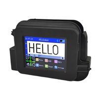 POAHNCU Mini Portable IMPRIMANCE À JEUSE À JEUSE PORTÉ,pour l'étiquette de Date de Texte(Yellow)