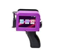 POAHNCU Petite imprimante d'étiquette à Jet d'encre Portable,pour l'étiquette de Date de Texte