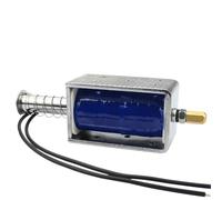 POAHNCU Serrure magnétique, Bobine De Solénoïde Magnétique À Cadre Ouvert, Course 30mm, Serrure Électrique,pour Serrure électromagnétique