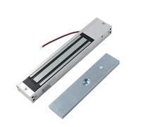 POAHNCU Serrure magnétique, Serrure magnétique for Porte Simple, contrôle d'accès extérieur 280 kg, Fer communautaire, électromagnétique, Double vitrage intérieur,pour Serrure(280KG_Single Door Lock)
