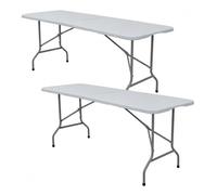 POAHNCU Table Pliante, Tables De Camping Pliantes Portatives en Plastique pour Le Camping