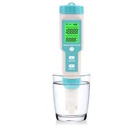 POAHNCU Testeur de pH de l'eau, TDS Mètre 7 en 1 Salinité PH EC ORP SG Température Testeur De Qualité l'eau IP67 Moniteur Piscine Outil D'analyse D'aquarium pour Eau Potable, Aquariums, etc.