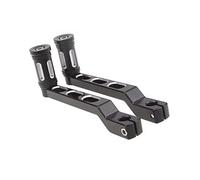 POALSDDC Pour Levier De Changement Vitesse Harley Touring | 1 jeu de bras de pédale d'engrenage de talon CNC, cheville de levier de vitesse, Trike Softail(Black)