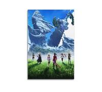 POALXFGB Videospiel Poster Xenoblade Chronicles 2 - Poster décoratif sur toile - Affiches murales et art imprimé - Décoration murale moderne pour chambre à coucher - 40 x 60 cm