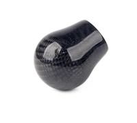 POANBCGY Carbon Fiber Gear Shift Knob Manual Transmission Gear Stick Head Shifter Lever Handle With Limiter Adapter Pièces Rechange