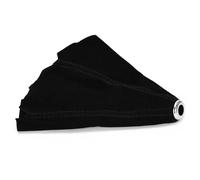 POANBCGY Colliers De Changement De Vitesse Universels En Cuir Suédé De 16 Mm Pour Voiture Pommeau Manuel Soufflet Protection Pour Levier Pièces Transmission(Black)