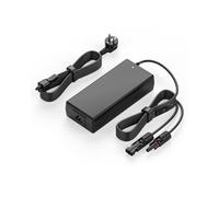 POANES Chargeur CA vers MC4 54 V 3 A, bloc d'alimentation MC4 compatible avec SolarFlow 1200, Hub 2000, AIO2400 et Solix, charge rapide et sûre pour stockage solaire, idéal pour le fonctionnement en