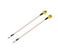 POBADY Lot de 2 câbles SMA mâle vers TS9 femelle 4G LTE Câble d'extension d'antenne RF coaxial Pigtail Câble RG316 15 cm pour 3G 4G LTE MiFi Mobile WiFi Hotspot Routeur USB modems WiFi