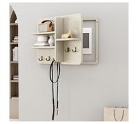 Pobbycrafm Cache Tableau Electrique Cache Compteur éLectrique D'IntéRieur Cache BoîTe De Fusibles avec SéParateur BoîTe DéCorative Tableau éLectrique Cacher Beige 40x30cm