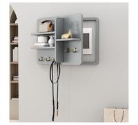 Pobbycrafm Cache Tableau Electrique Cache Compteur éLectrique D'IntéRieur Cache BoîTe De Fusibles avec SéParateur BoîTe DéCorative Tableau éLectrique Cacher Grey 50x40cm