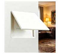 Pobbycrafm Cache Tableau Electrique Tableau DéCoratif pour Coffret éLectrique Cache Compteur éLectrique D'IntéRieur Installation Facile White 60x40cm