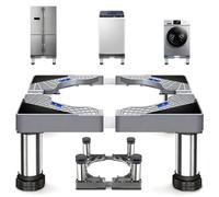 Pobbycrafm Support Machine A Laver Seche Linge Kit De Superposition Universel Support Lave Linge Rehausseur Machine A Laver Support Frigo 4 Legs H 13~16cm