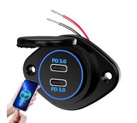 Pobite De Chargeur De Bus - Port De Charge 12V, Prise USB 24V | Source D'alimentation Rapide Pour Les Outils De Navigation, Socket De Chargeur Rapide, Écouteurs, Gadgets De Véhicules, Accessoires