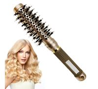 Pobre à rouleaux bouclés - Séchante de brosse à cheveux résistante à la chaleur | Outil de cheveux ondulé anti-calcul avec une longue poignée, verrouillage de coiffie de style volume d'air, rouleau