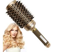Pobre à rouleaux bouclés - Séchante de brosse à cheveux résistante à la chaleur | Outil de cheveux ondulé anti-calcul avec une longue poignée, verrouillage de coiffie de style volume d'air, rouleau