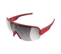 Lunettes POC Aim rouge foncé verre Clarity Road Sunny argent