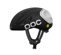 POC Amidal - Casque Route aérodynamique avec MIPS Air Node, Zones arrière renforcées, Ajustement 360° et compatibilité lumière Knog pour sécurité et visibilité