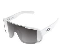 Lunettes POC Aspire Mid blanc verre Clarity Road argent