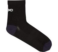 POC Cadence Road Air Short Sock Chaussette, Noir Uranium, XL Mixte