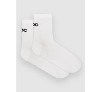 POC Cadence Road Air Short Chaussettes de vélo S Blanc