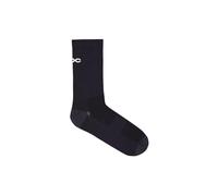 POC Chaussettes de cyclisme Cadence Road Long - Homme/Femme - Noir Uranium - EU 43-45 (L)