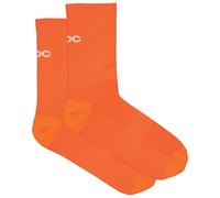 POC Chaussettes de cyclisme Cadence Road Sock – Zink Orange – Taille S (37-39)
