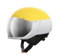 POC Casque de Ski Unisexe Levator MIPS - Blanc hydrogène/Jaune Aventurine Mat, M-L (55-58 cm)