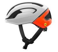 POC Casque route Omne Air MIPS – Mixte – Blanc/Orange – Taille M (54-59 cm)