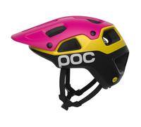 POC Casque VTT Cularis Pure MIPS Rhos Red Matt / Citrine Yellow Matt Taille M (55–58 cm)