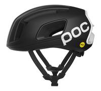 POC Casque de vélo de route Cytal MIPS Noir mat/Blanc avec logo MED