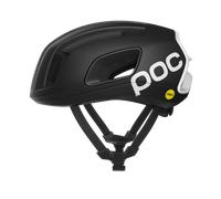 POC Casque vélo de route Cytal Uranium Black Matt / Hydrogen White avec logo S (50-56 cm)