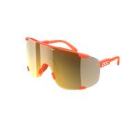 Poc - Devour Cat 2 - Lunettes vélo Fluorescent Orange Translucent 2026 - Clarity Road Partly Sunny Gold Cat 2