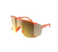 POC Lunettes de soleil Devour – Clarity Trail / Partly Sunny Gold – CAT2 Fluo Orange Translucent