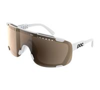 POC - Devour Mid + S2 - Lunettes vélo - hydrogen white / clarity trail /partly sun silver