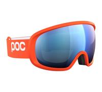Masque POC Fovea orange avec lentille Clarity Partly Sunny Blue