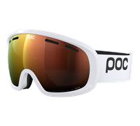 POC Masque de ski Fovea Mid – Hydrogen White, Partly Sunny Orange – Catégorie 2
