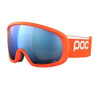 Poc Fovea Wide Fit Ski Goggles Orange Partly Sunny Blue/CAT2