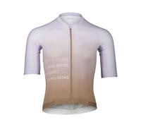 POC Kurzarm Fahrradtrikot - PRISTINE PRINT - Braun/Lila M