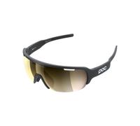 POC - Lunettes de soleil de vélo - Do Half Blade Uranium Black - Ecran Violet/Gold Mirror - Noir Noir
