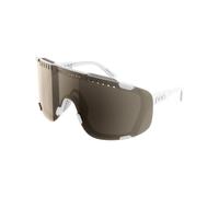 POC - Lunettes de soleil de VTT - Devour Hydrogen White/Clarity Trail /Partly Sunny Silver - Blanc Blanc