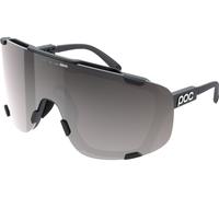 POC Lunettes de vélo Devour – Uranium Black – Verres Clarity Road / Sunny Silver Cat 3