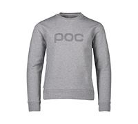 POC Mixte enfant Poc Crew Jr T Shirt, Grey Melange, 130 EU