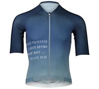 POC Pristine Print S/S Hommes T-shirt de vélo M Bleu foncé