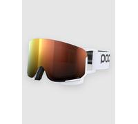 Masque POC Nexal blanc avec verre Clarity Intense Partly Sunny Orange